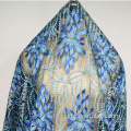 Biru Beaded Pearl lace Kain Renda Dubai